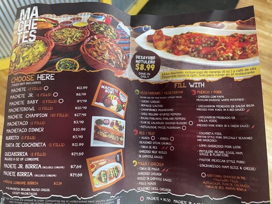 Machetes Big Quesadillas by null