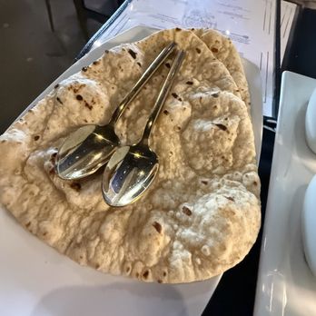 Saffron Restaurant and Lounge - Warm flat bread (order extra it's so good) - Persian/Iranian Near Me - Palm Springs, California