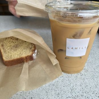 Lamill - Anaheim - Kyoto Cold Brew with Salted Caramel and Coffee Cake - Coffee & Tea Near Me - Anaheim, California Lamill - Anaheim - Kyoto Cold Brew with Salted Caramel and Coffee Cake - Coffee & Tea Near Me - Anaheim, California