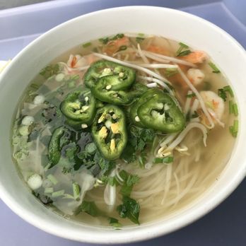 Pho Xpress - Kids Shrimp Pho. Sorry for not including something in the picture to reflect the size / portion.... trust me; it's plenty! - Vietnamese Near Me - Raleigh, North Carolina