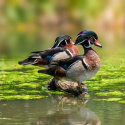 Wood Ducks at Resoft.