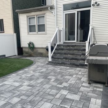 Mason Crew and Landscape - Stair constructed. - Landscaping Near Me Mason Crew and Landscape - Stair constructed. - Landscaping Near Me