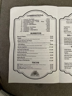 Menu photo 2 Agave Grill Nipomo, CA