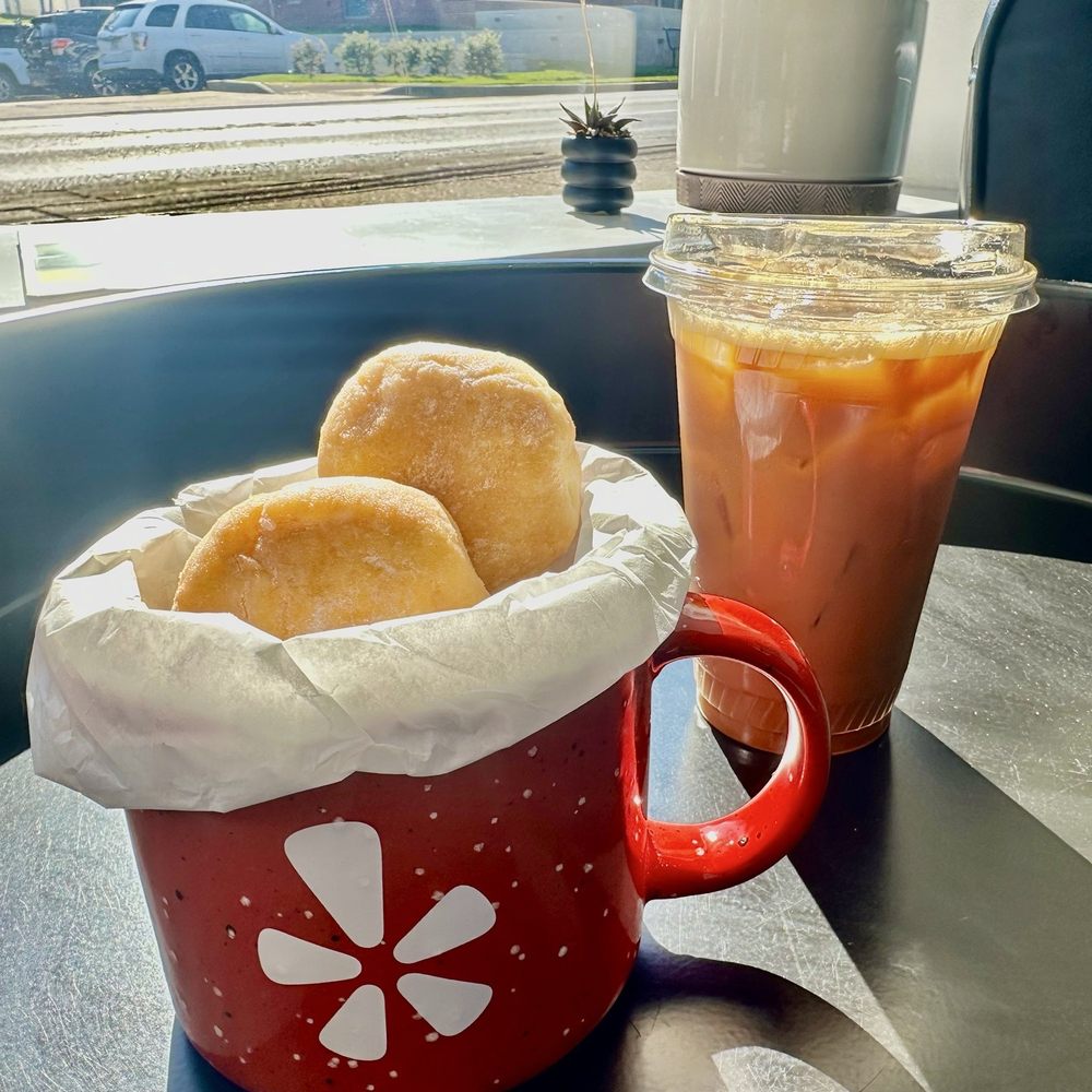 The Glendale Grind - Cookie butter filled donut holes, shaken espresso - Coffee & Tea Near Me - St. Louis, Missouri