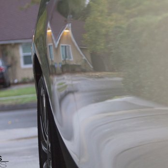 Gloss Angeles Detailing - Look at that shine and look at that reflection of my neighbor across the street's house. That shine and that glass is gorgeous - Auto Detailing Near Me