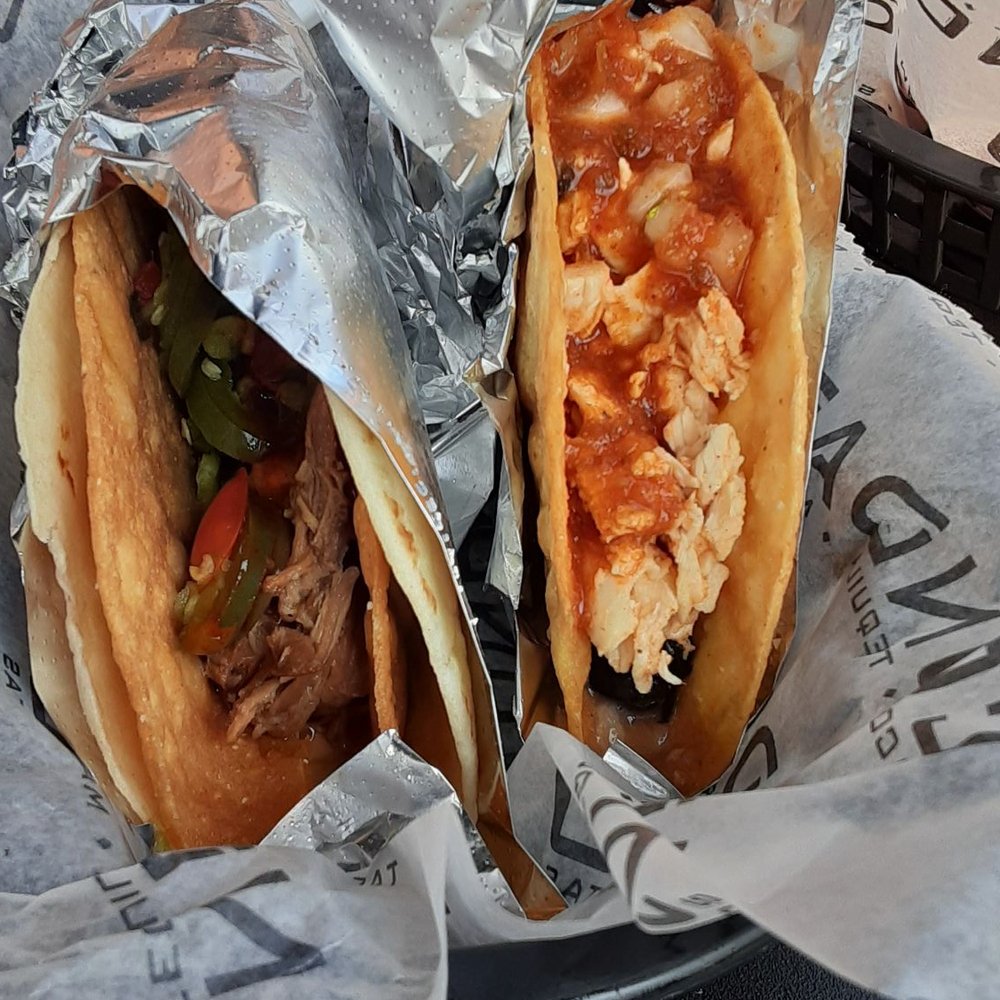 Condado Tacos - Pulled pork taco and mouth on fire Ooey Gooey taco - Tacos Near Me - Carmel, Indiana Condado Tacos - Pulled pork taco and mouth on fire Ooey Gooey taco - Tacos Near Me - Carmel, Indiana