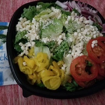 Marco's Pizza - Greek salad (family size)...salads are good and made in the store! - Pizza Near Me - Fairburn, Georgia