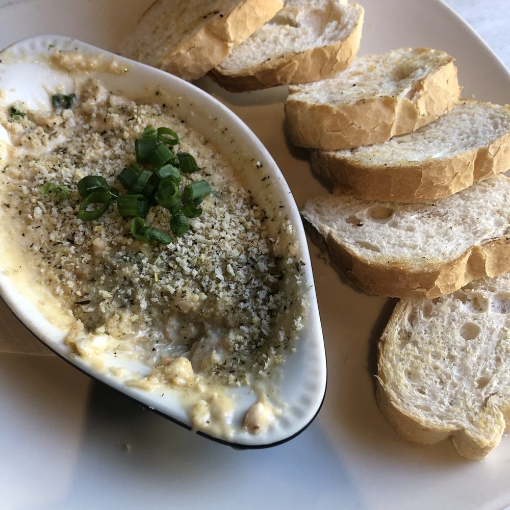 Half Shell Oyster House - Crab and shrimp dip - YUM! - Seafood Near Me - Biloxi, Mississippi