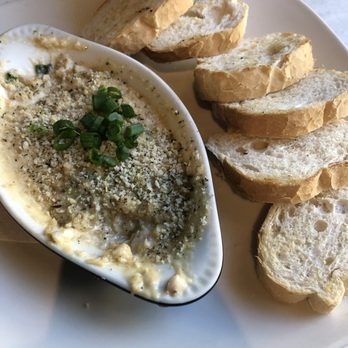 Half Shell Oyster House - Crab and shrimp dip - YUM! - Seafood Near Me - Biloxi, Mississippi