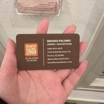 Bare Effect Aesthetics - Business card - Waxing Near Me - Peoria, Arizona Bare Effect Aesthetics - Business card - Waxing Near Me - Peoria, Arizona