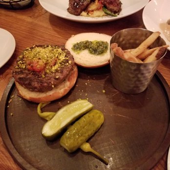 Zeugma Mediterranean Grill - Pistachio burger - Mediterranean Near Me - Montclair, New Jersey