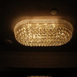 Pacific View Tower by Wedgewood Weddings - The light in the elevator area on the 21st floor.