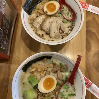 Nudo House STL - 2023.12.13 - Mushroom ramen and classic in the back - Ramen Near Me - St. Louis, Missouri Nudo House STL - 2023.12.13 - Mushroom ramen and classic in the back - Ramen Near Me - St. Louis, Missouri
