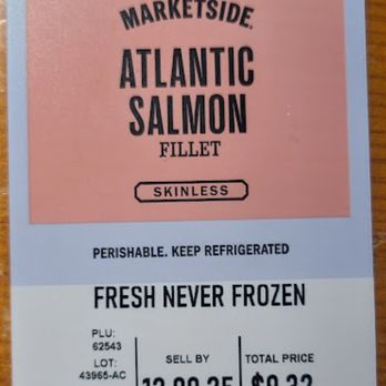 Walmart Supercenter - Washer found in packaged salmon after cooking and eating most of it. - Grocery Near Me - Bradenton, Florida