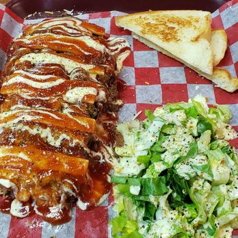 96th BBQ Restaurant - 2 meat potato (brisket and hot link) - Barbeque Near Me - Owasso, Oklahoma 96th BBQ Restaurant - 2 meat potato (brisket and hot link) - Barbeque Near Me - Owasso, Oklahoma