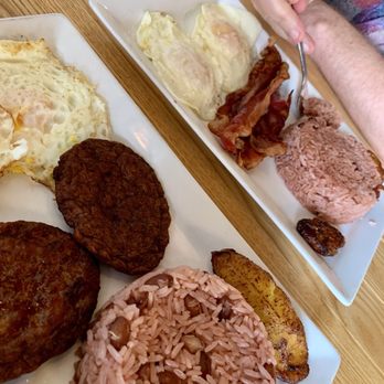 Miami Fusion Cafe - Pico de gallo, eggs, protein, maduros - Cuban Near Me - Lowell, North Carolina Miami Fusion Cafe - Pico de gallo, eggs, protein, maduros - Cuban Near Me - Lowell, North Carolina