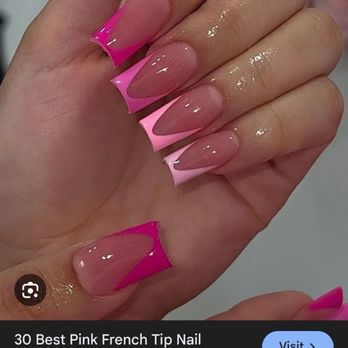 The Colorful Nail & Spa - What I asked for but with just one pink - Nail Salons Near Me - Harrison, Arkansas The Colorful Nail & Spa - What I asked for but with just one pink - Nail Salons Near Me - Harrison, Arkansas