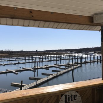 Up the Creek Tavern - a view of a marina - American Near Me - Keyport, New Jersey