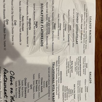 Olive On Main - Mediterranean Near Me - Laurel, Maryland