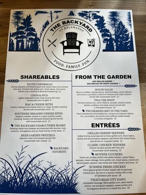 Menu photo 3 The Backyard Kalamazoo, MI Menu photo 3 The Backyard Kalamazoo, MI