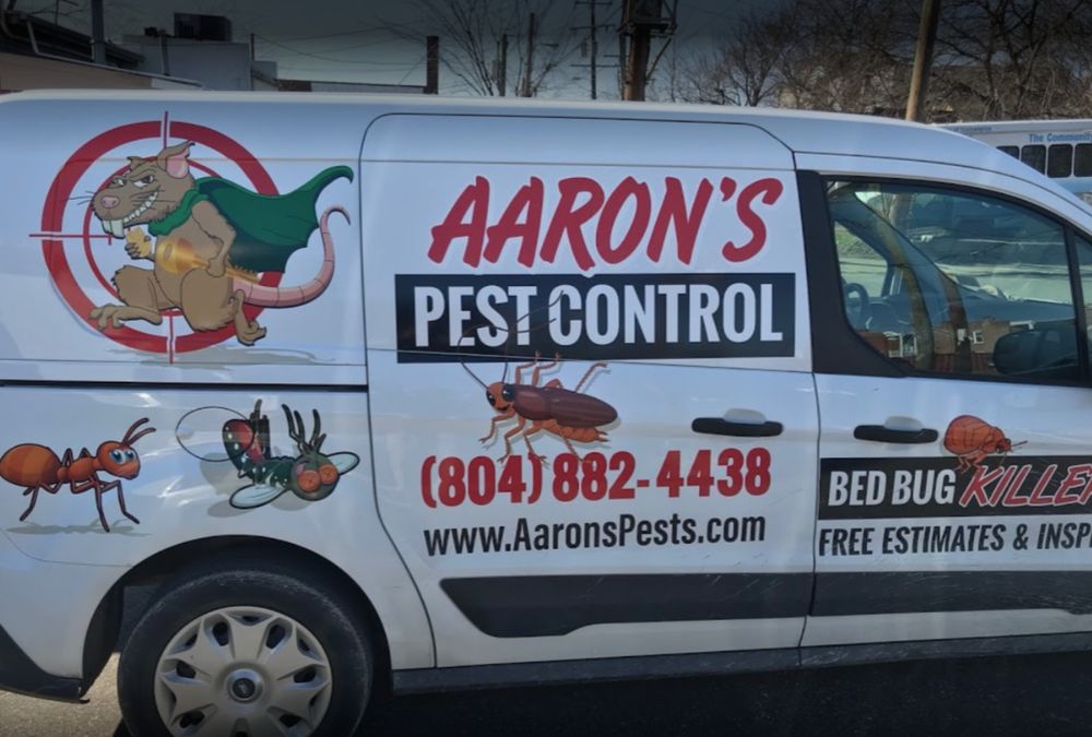 AARON’S PEST CONTROL Richmond, Virginia Pest Control Phone Number