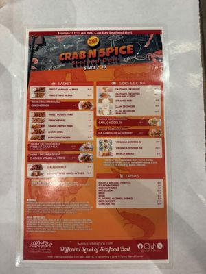 Menu photo 1 Crab N Spice Anaheim Anaheim, CA Menu photo 1 Crab N Spice Anaheim Anaheim, CA