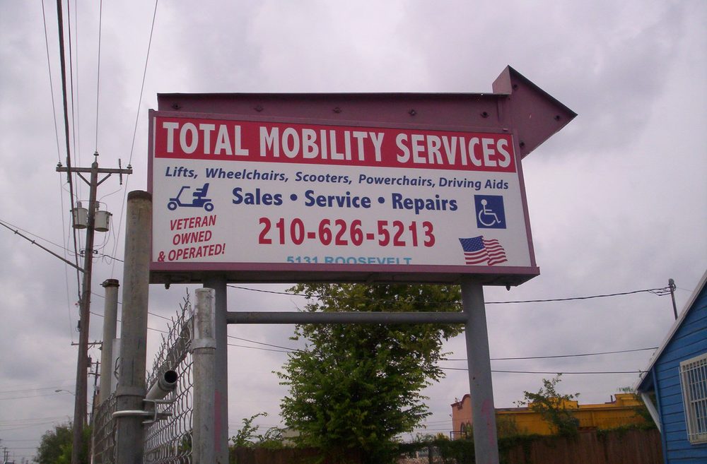 TOTAL MOBILITY SERVICES Updated October 2024 5131 Roosevelt Ave, San Antonio, Texas