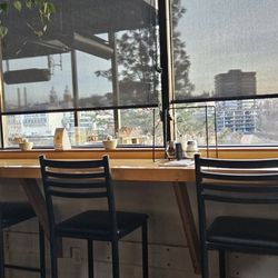 Versalia Pizza Kendall Yards - A bit cold for the patio, but still a nice view