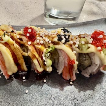 Sushi Hachi - 8th St. crabstick, shrimp tempura, avocado, tobiko/eel sauce/japanese mayo rice crunch. - Sushi Bars Near Me - Washington, DC, District of Columbia Sushi Hachi - 8th St. crabstick, shrimp tempura, avocado, tobiko/eel sauce/japanese mayo rice crunch. - Sushi Bars Near Me - Washington, DC, District of Columbia
