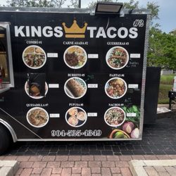 Kings Tacos - Picture Menu