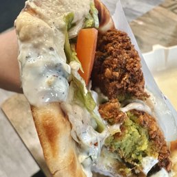 Falafel Wrap Falafel Wrap