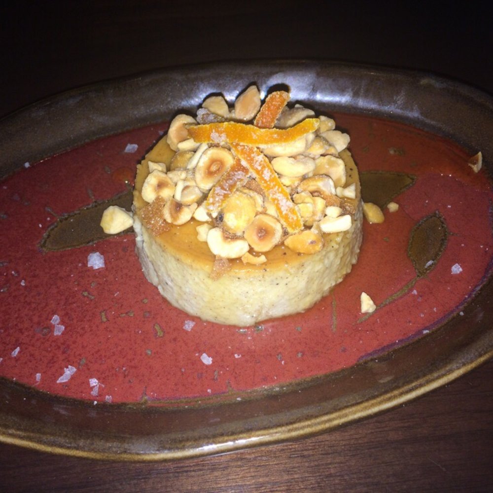 Gypsy Kitchen - Flan (coffee, cinnamon, roasted hazlenuts, candied orange topping - Spanish Near Me - Atlanta, Georgia Gypsy Kitchen - Flan (coffee, cinnamon, roasted hazlenuts, candied orange topping - Spanish Near Me - Atlanta, Georgia