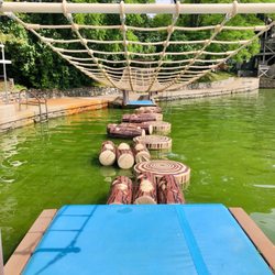 Water obstacle course