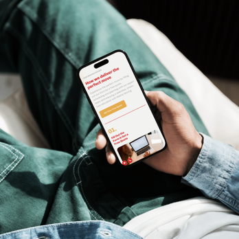 Suxcss - A website completed for a moving company. The mobile view. - Web Design Near Me Suxcss - A website completed for a moving company. The mobile view. - Web Design Near Me