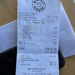 Receipt.
