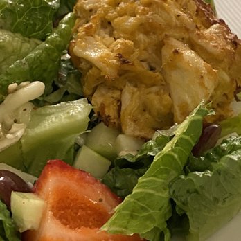 Revival on Lincoln - Chopped salad with crab cake - New American Near Me - Pittsburgh, Pennsylvania Revival on Lincoln - Chopped salad with crab cake - New American Near Me - Pittsburgh, Pennsylvania