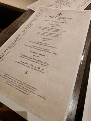 Menu photo 2 Four Brothers San Antonio, TX