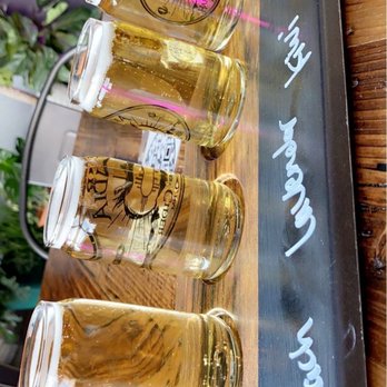 The Craftroom - Flight - Peach Cider, Lavender Cider, Kiwi Cider, & Black Cherry Cider - Cideries Near Me - Albuquerque, New Mexico The Craftroom - Flight - Peach Cider, Lavender Cider, Kiwi Cider, & Black Cherry Cider - Cideries Near Me - Albuquerque, New Mexico