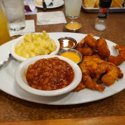 North and South Seafood & Smokehouse - Shrimp - Two Styles BBQ Brisket Beans Mac 'n' Cheese