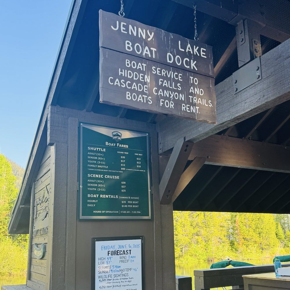 Jenny Lake Boating - Boating Near Me - Moose, Wyoming