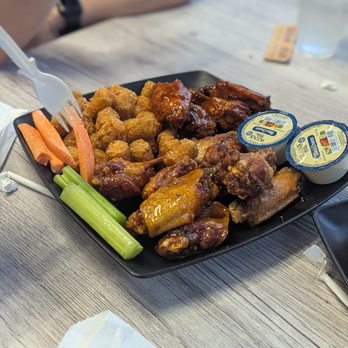 Three Buddies - 12 wings and tater tots - Tacos Near Me - Chamblee, Georgia