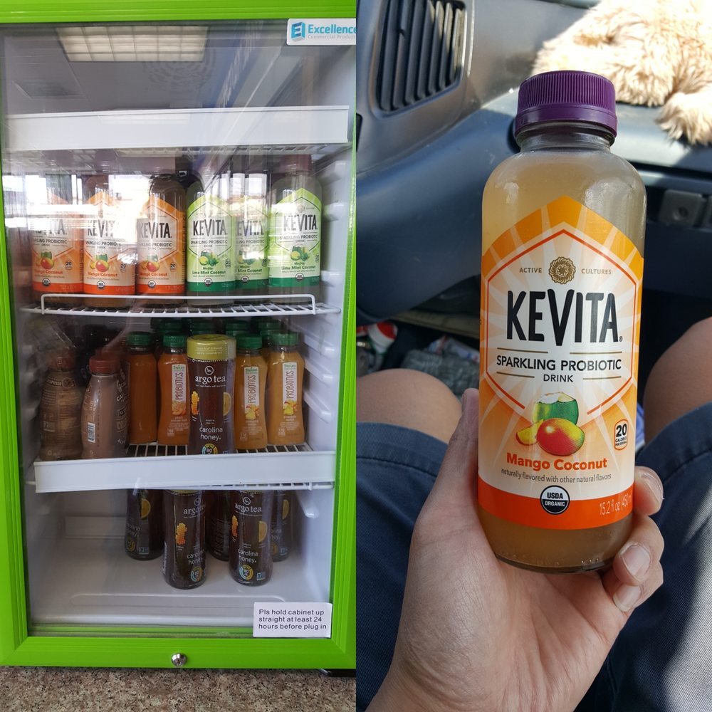 Chevron - Kevita Mango Coconut Sparkling Probiotic Drink - impulsive purchase inside the food mart (03/23/18). #Whittier #Snacks #EatingHealthy - Gas Stations Near Me - Whittier, California Chevron - Kevita Mango Coconut Sparkling Probiotic Drink - impulsive purchase inside the food mart (03/23/18). #Whittier #Snacks #EatingHealthy - Gas Stations Near Me - Whittier, California