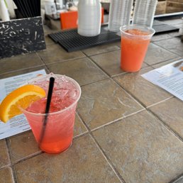 Drinks! Resort Relaxer (left) and a Peach on the Beach! Drinks! Resort Relaxer (left) and a Peach on the Beach!