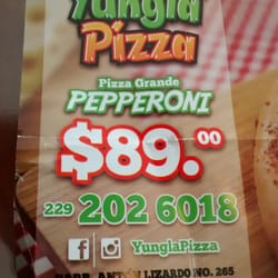 Yungla Pizza - Promocion de Pizza Grande de Pepperoni