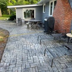 Stevens concrete & services - Decorative concrete  with options of colors, textures, and patterns.