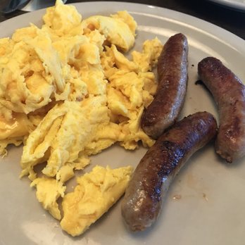 Bill's Cafe - March 4, 2018 eggs and sausage part of my Parisian French Toast Breakfast - Breakfast & Brunch Near Me - San Jose, California