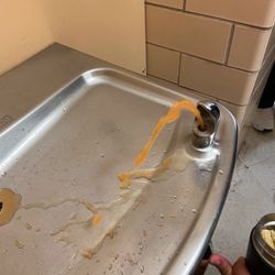 Paschal High School - Red water coming out of fountain???