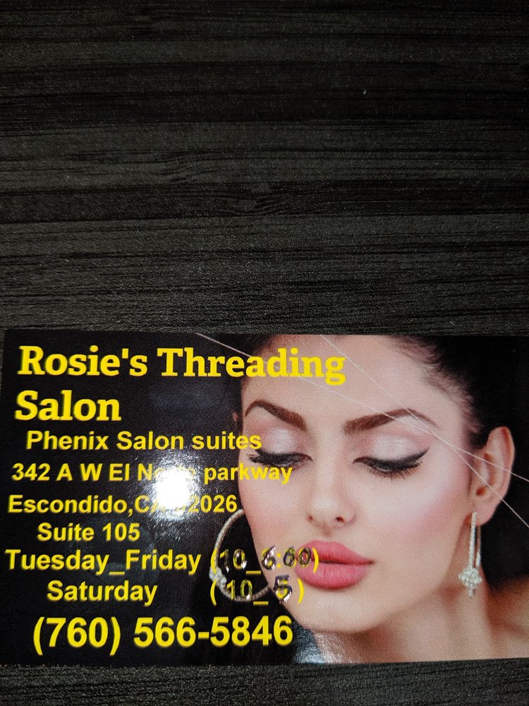 ROSIE’S THREADING SALON 30 Photos & 24 Reviews Threading Services