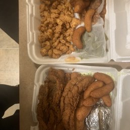 Fried Whiting plate & Fried Shrimp plate! Fried Whiting plate & Fried Shrimp plate!