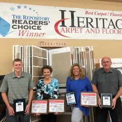 Heritage Carpet & Flooring - 2018 Winners. Thanks for your support !!!
